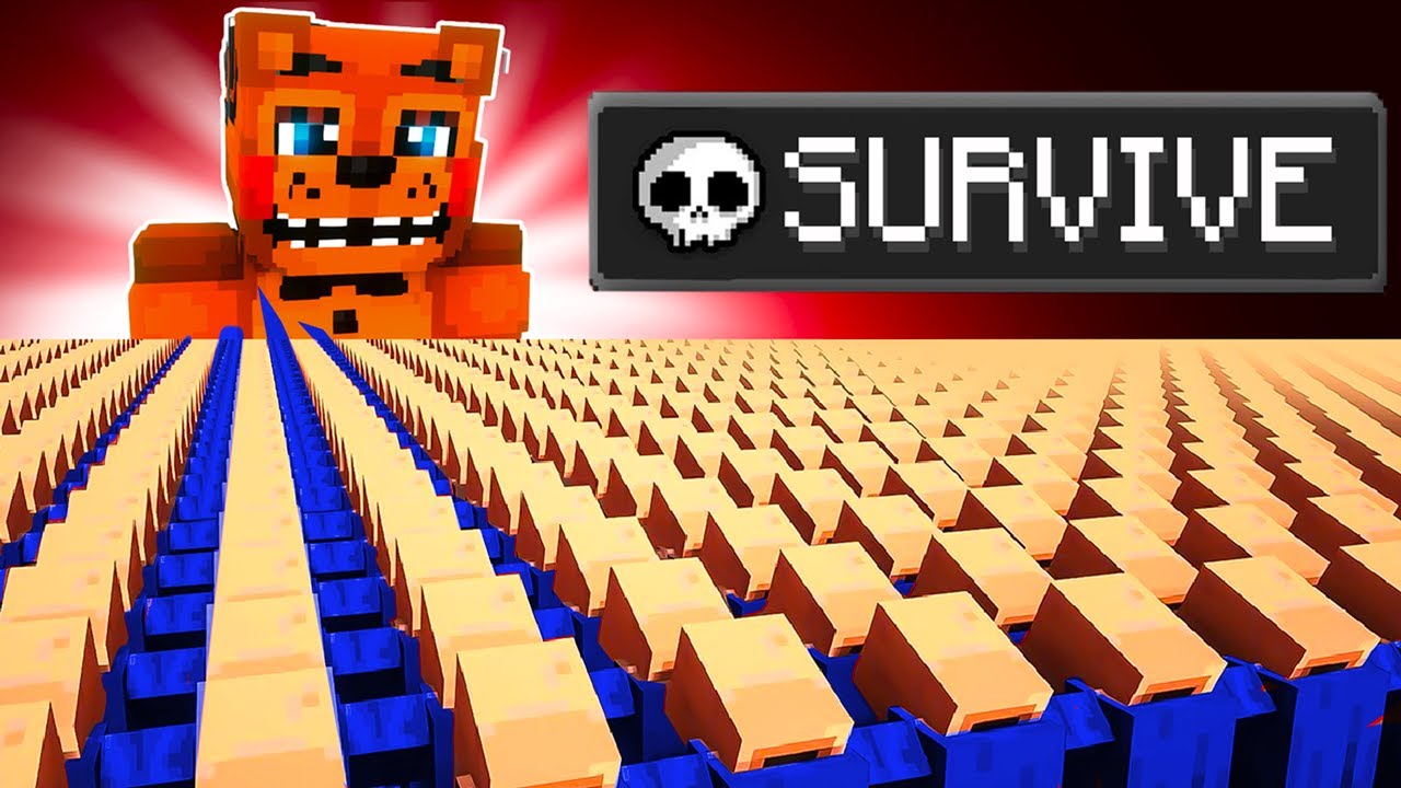 1,000,000 Villagers Survive Five Nights at Freddy's 2