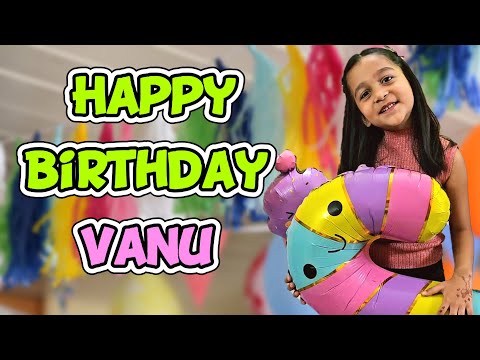HAPPY BIRTHDAY VANU 🥳🎁🎊🎈🎂 | B'day Celebration | Family Vlog | Aayu and Vanu