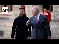 Ukrainian President meets King Charles III at Windsor Castle