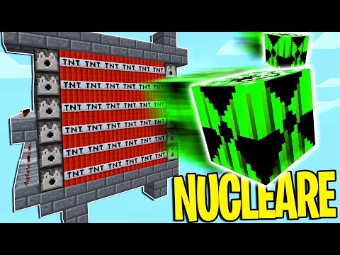 LA BOMBA NUCLEARE - CANNONI DI TNT SU MINECRAFT ITA