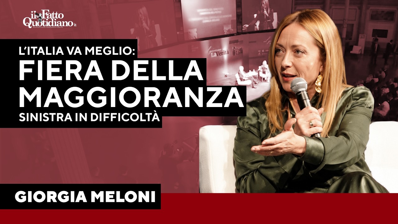 Meloni: “Vannacci? Ne parla molto la sinistra. Il punto è: chi volete al governo, noi o loro?”
