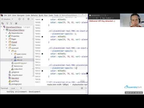 Building a Blazor WASM & Tailwind CSS search engine, presented by Jon Hilton