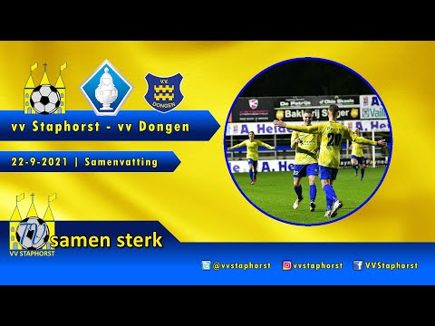 vv Staphorst - vv Dongen | 22-9-2021 | Samenvatting
