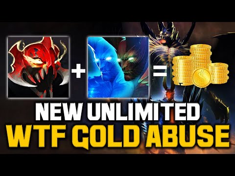 WTF NEW GAME BREAKING BUG - UNLIMITED GOLD ABUSE GLITCH - 7.29 Patch Dota 2