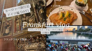 ゆるっと散歩vlog【ヨーロッパ周遊ドイツ編】フランクフルト・アム・マイン観光