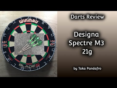 Darts review - Designa Spectre M3 21g / ダーツレビュー - デザイナ スペクター M3 21g