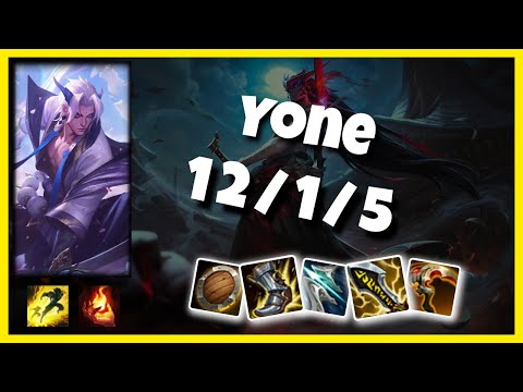 Yone vs Zed EU Challenger MID (12/1/5) - v11.1