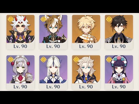 8 Level 90 Geo Characters VS New Spiral Abyss Floor 12 (Yae Release) - Genshin Impact