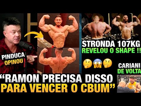 PINDUCA DIZ O QUE RAMON PRECISA MELHORAR PARA BATER O CBUM - CARIANI VOLTA AO CT + SHAPE DO STRONDA
