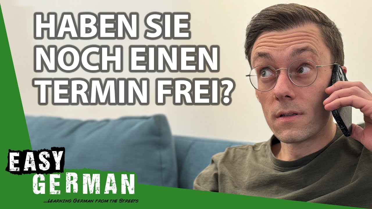 Making Phone Calls in Slow German | Easy German Live