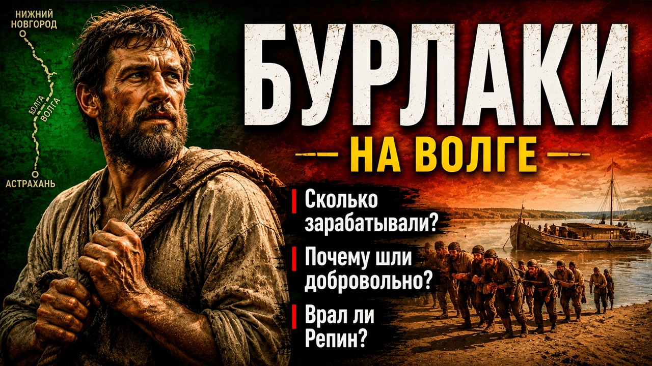 Как жили БУРЛАКИ на самом деле? Вся правда о «речных рабах»