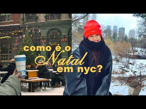 Christmas in New York: snow, city vibes and local traditions | VLOGMAS 10