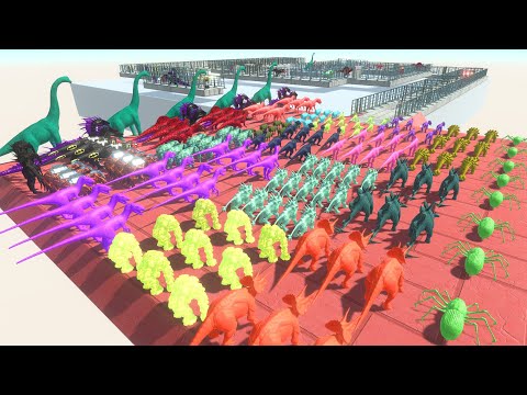 Colored All Units Championship - Animal Revolt Battle Simulator