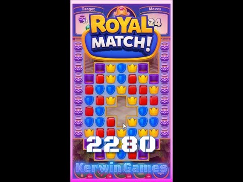 Royal Match Level 2280 - No Boosters Gameplay