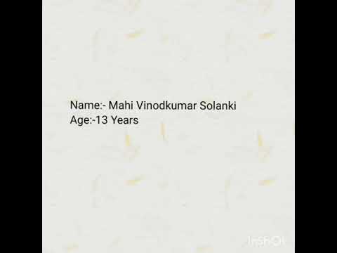 JINSHASAN SPEECH COMPETITION NO.20Name:-Mahi Vinodkumar Solanki  Age:-13yrs Place :-Mumbai  Topic No