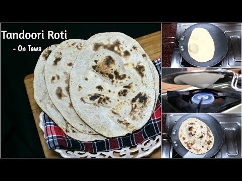 Tandoori Roti (No Tandoor, No Oven, No Baking Powder & Soda) - On Tawa