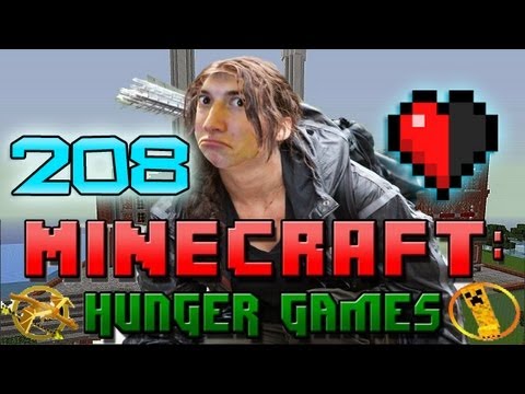 Minecraft: Hunger Games w/Mitch! Game 208 - HALF A HEART!
