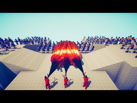 FIREWORK GODS vs 100x UNITS 🔥 TABS - Totally Accurate Battle Simulator