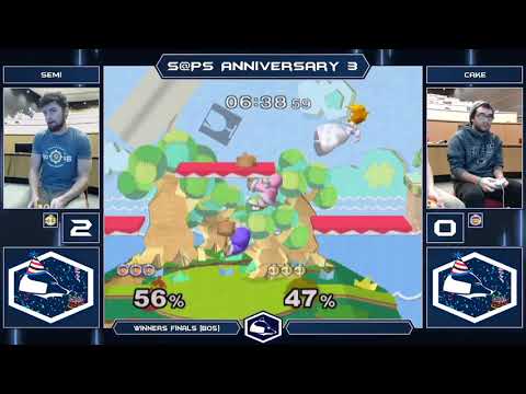 Anniversary 3 Melee Singles - Semi (Fox/Peach) vs CAKE (Icies) - Winners Finals
