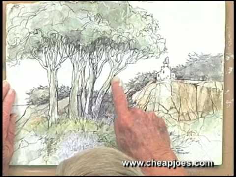 From Line & Shape to Complex Surfaces: DVD excerpt from Gerald Brommer for Watercolor Artists