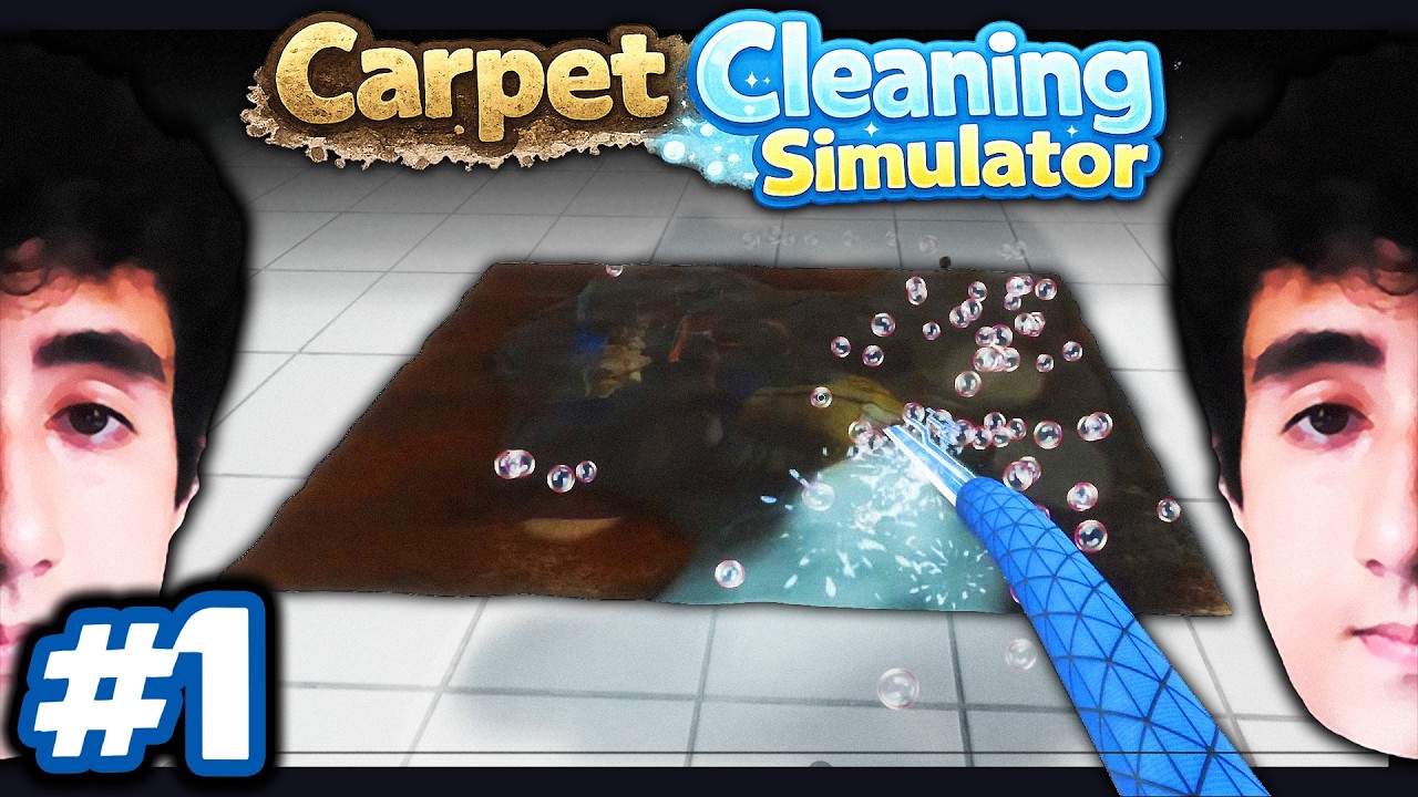 Limpando TAPETES SUJÍSSIMOS 🧼 Carpet Cleaning Simulator - #1