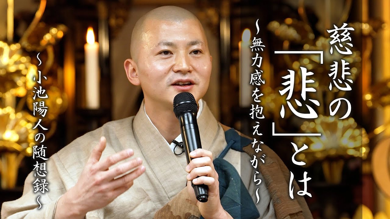 【法話】慈悲の「悲」とは 無力感を抱えながら