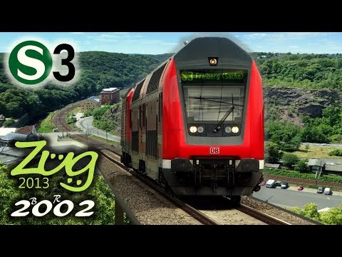 Zug2013: S3 Freiberg - Tharandt - Dresden Hbf | DOKU | mit BR 143 und Dosto