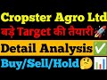 Cropster Agro Share Latest News Cropster Agro Share News Today Cropster Agro Share