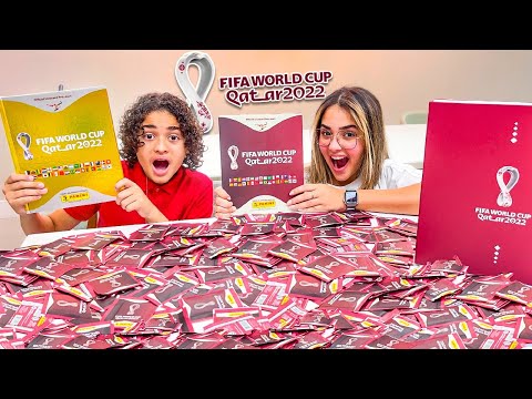 COMPRAMOS O ÁLBUM DA COPA DO MUNDO DOURADO MAIS MIL FIGURINHAS E JÁ DEMOS SORTE 😱😱😱