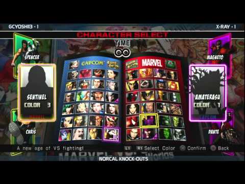 UMVC3: GCYoshi13 vs X-Ray - NCKO Winners Finals