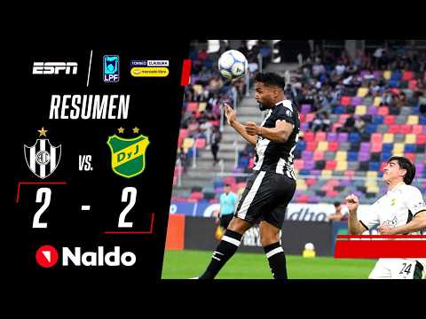 EMPATE AGÓNICO DEL FERROVIARIO ANTE EL HALCÓN | Central Córdoba 2-2 Defensa y Justicia | RESUMEN
