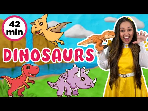 Dinosaurs for Kids | Colours, Numbers, Feelings & Activities | Learning Videos For Toddlers