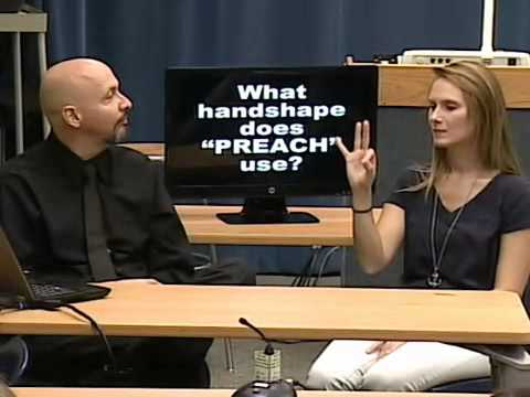American Sign Language ASL Linguistics Part 01