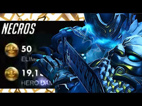 Hacking Or A God - Necros Best Genji?! 50 ELIMS 19k DMG! [ OVERWATCH SEASON 16 TOP 500 ]
