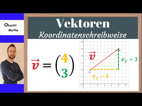 Vektoren | Was ist das? | Schreibweise | ganz einfach erklärt | Parallelverschiebung | ObachtMathe