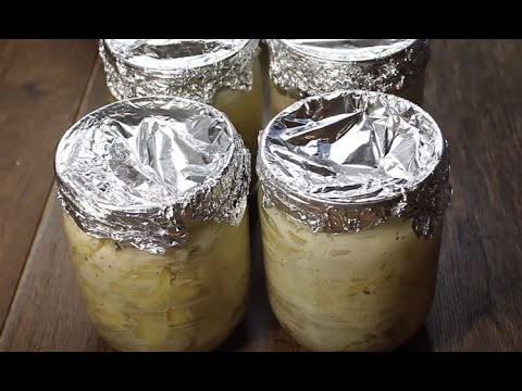 Картошка в банке от Луча ( Potatoes in a jar baked in the oven )
