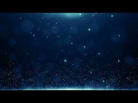Particles Blue Bokeh Dust Abstract Light Motion Titles Cinematic Background Loop 4K