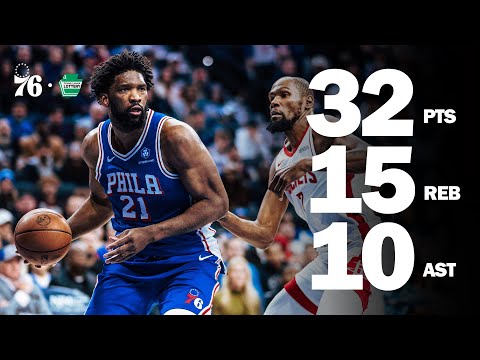 Joel Embiid Puts Up TRIPLE-DOUBLE in Win
