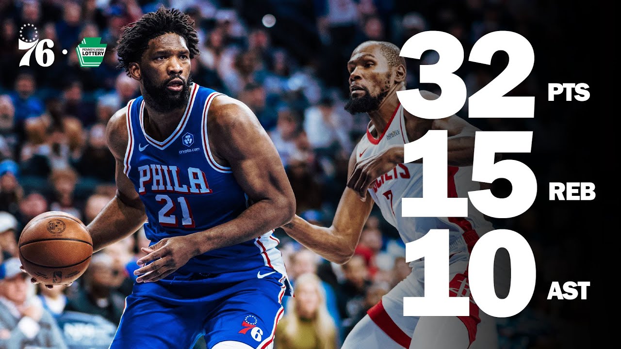 Joel Embiid Puts Up TRIPLE-DOUBLE in Win