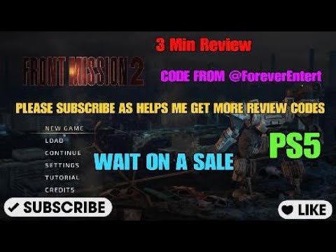 Front Mission 2 Remake 3 Min Review