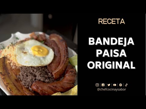 Bandeja Paisa Colombiana Receta Original
