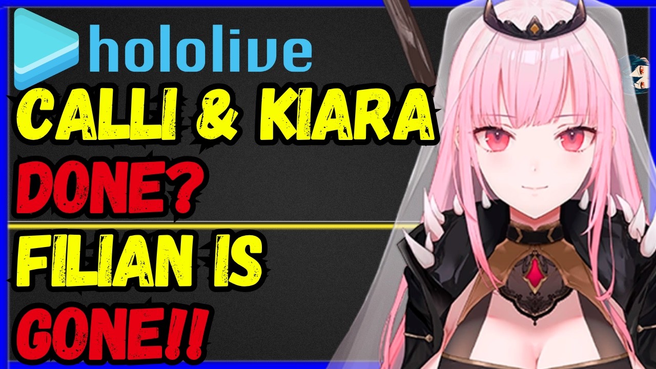 Kiara and Calli FURIOUS at Hololive, Filian is GONE! CHANNELS WIPED, NIjisanji NEW GEN, OKAYU GAME