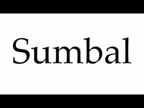 How to Pronounce Sumbal