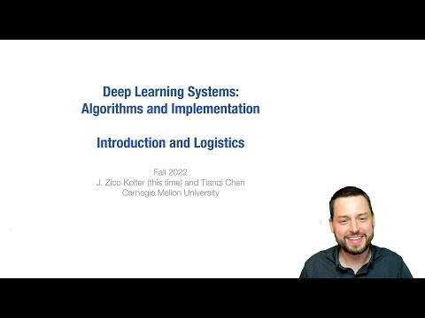 Lecture 1 - Introduction and Logistics