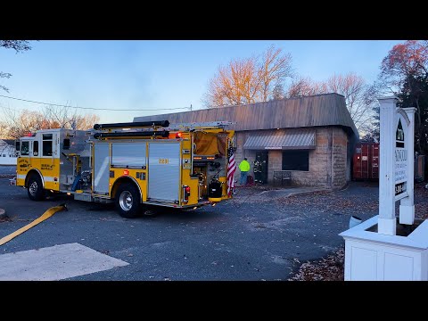 Pre Arrival Two Alarm Commercial Structure Fire Brick New Jersey 12/13/22