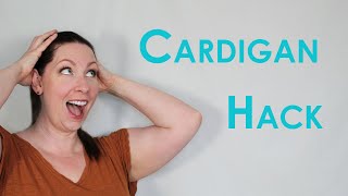 SEW A CARDIGAN || T-shirt pattern hack