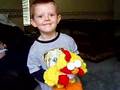 My Grandson Trevor And Chicken Dance Elmo Christmas 2006