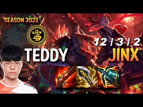 LSB Teddy JINX vs APHELIOS ADC - KR Ranked