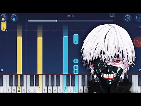 Tokyo Ghoul OP - unravel - EASY Piano Tutorial