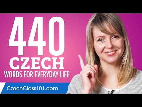 440 Czech Words for Everyday Life - Basic Vocabulary #22
